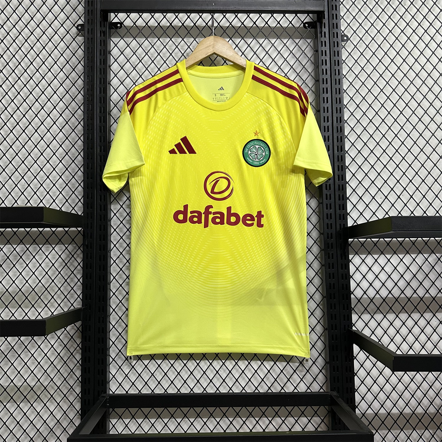 foot-Celtic 25-26 Light Yellow Goalkeeper Jersey - Fans Version