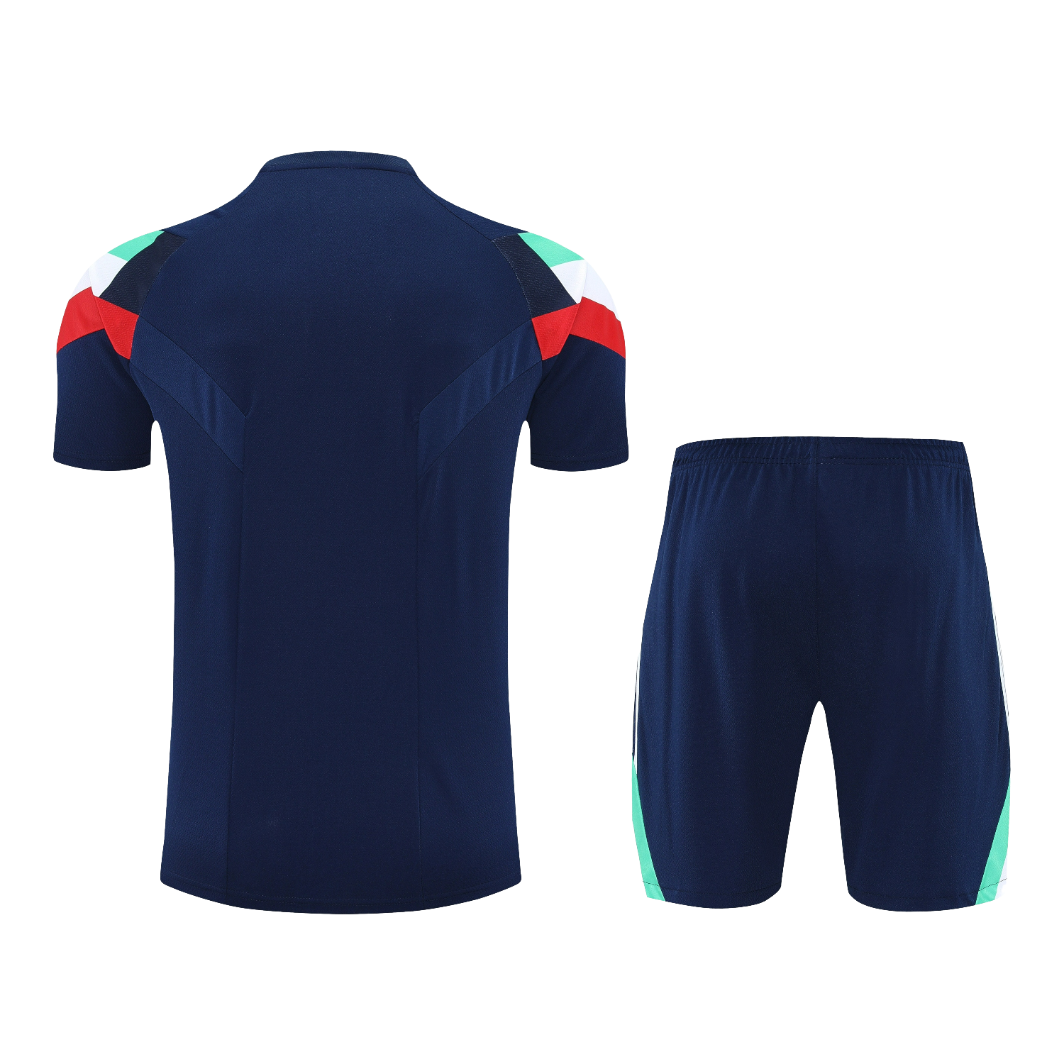 foot-Italy 25-26 Short-Sleeve Training Set - BlueTop & Blue Shorts