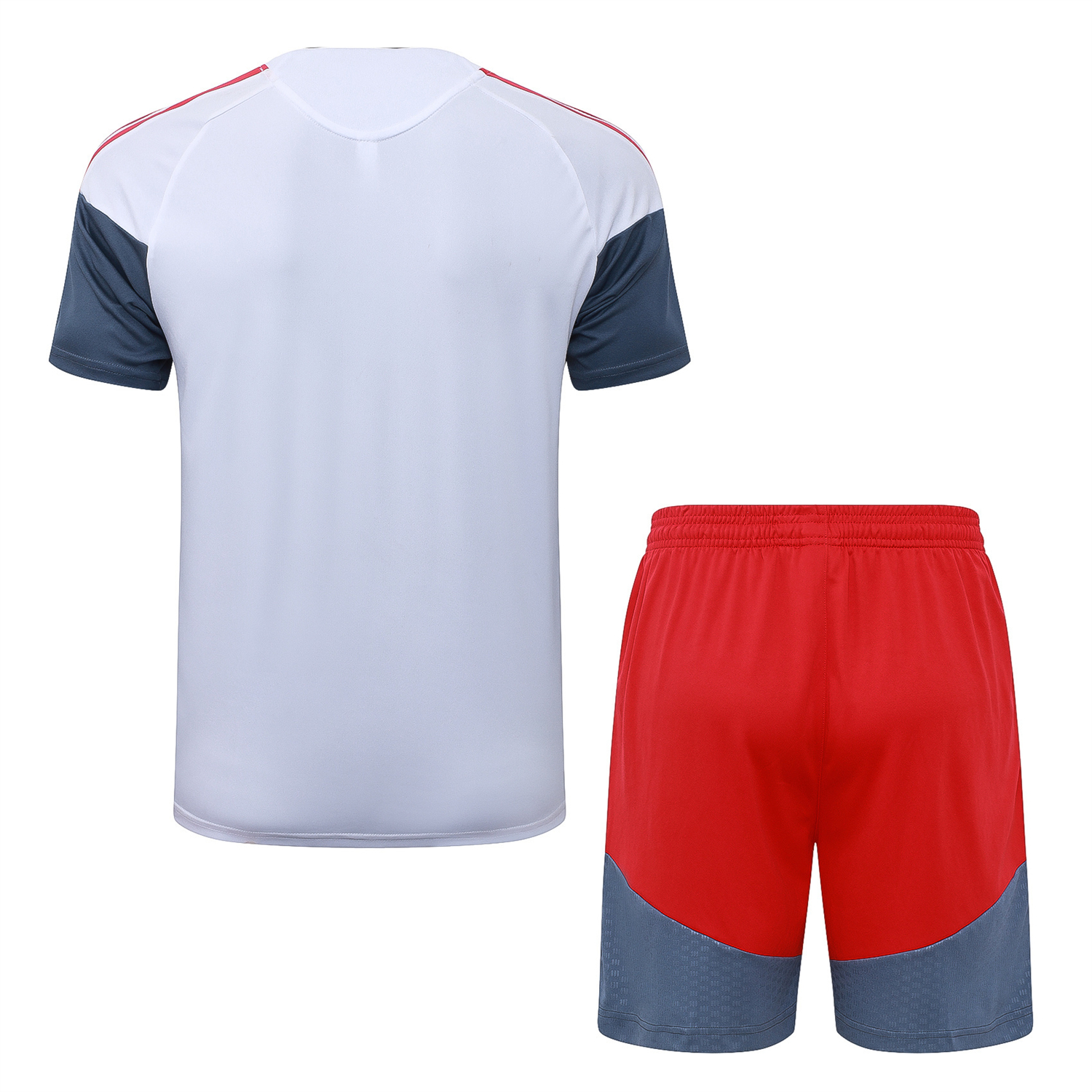 Funinjersey-SC Internacional 2026 Short-Sleeve Training Set - White Top and Red Shorts