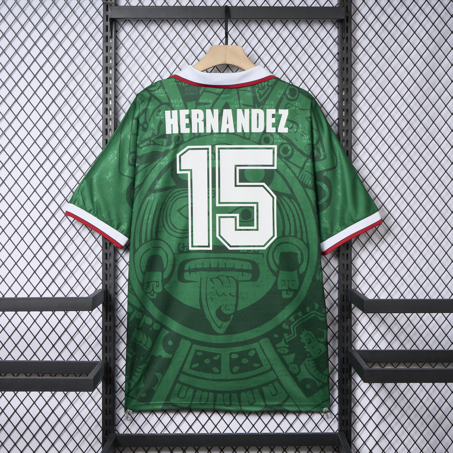 foot-Retro Mexico 1998 Home Jersey