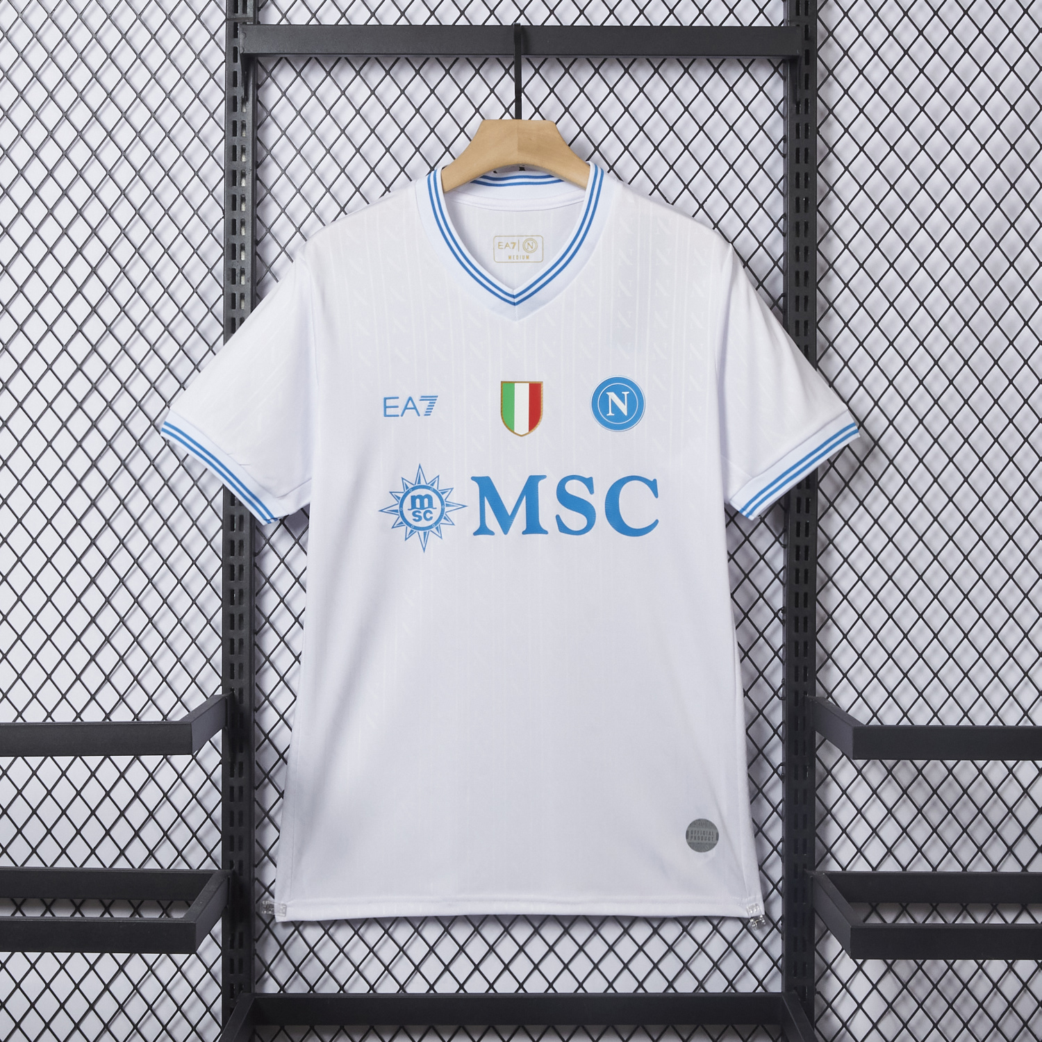 SIUjerseys-Napoli 25-26 European Away White Jersey - Fans Version