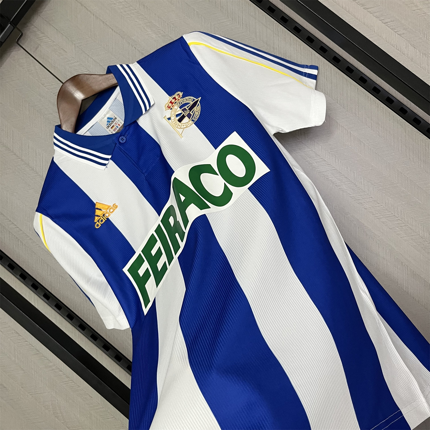 foot-Retro Deportivo de La Coruña 1999-00 Home Jersey