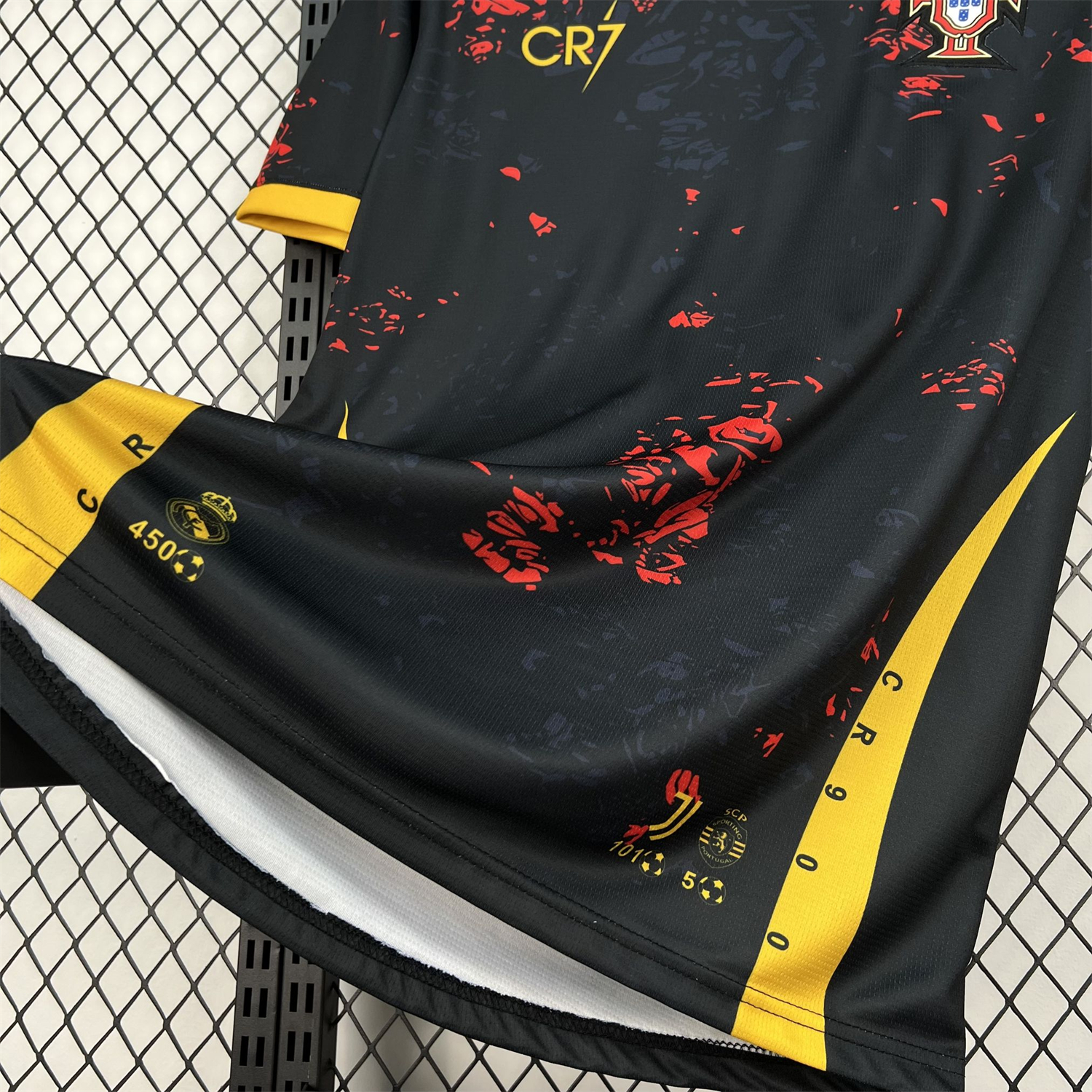 Funinjersey-Portugal 2026 Black With Red Accents Special Jersey - Fans Version
