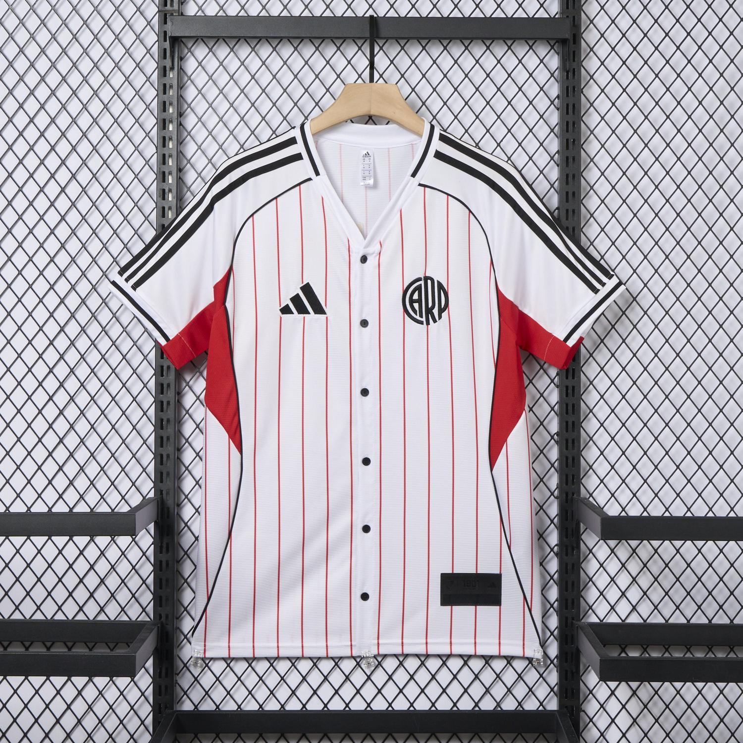 foot-River Plate 25-26 White Baseball Jersey