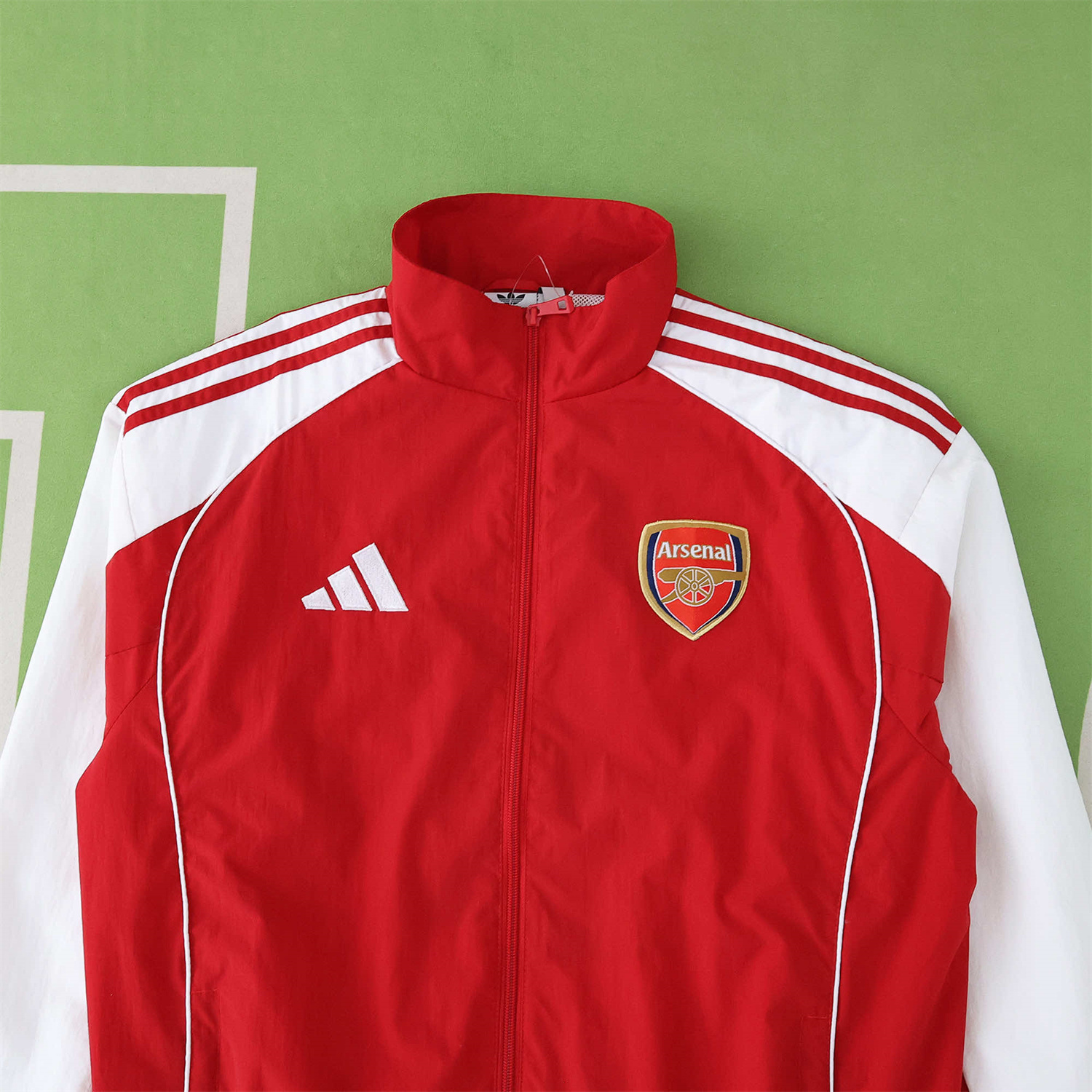 foot-Arsenal 25-26 Throwback Windbreaker Jacket - Red