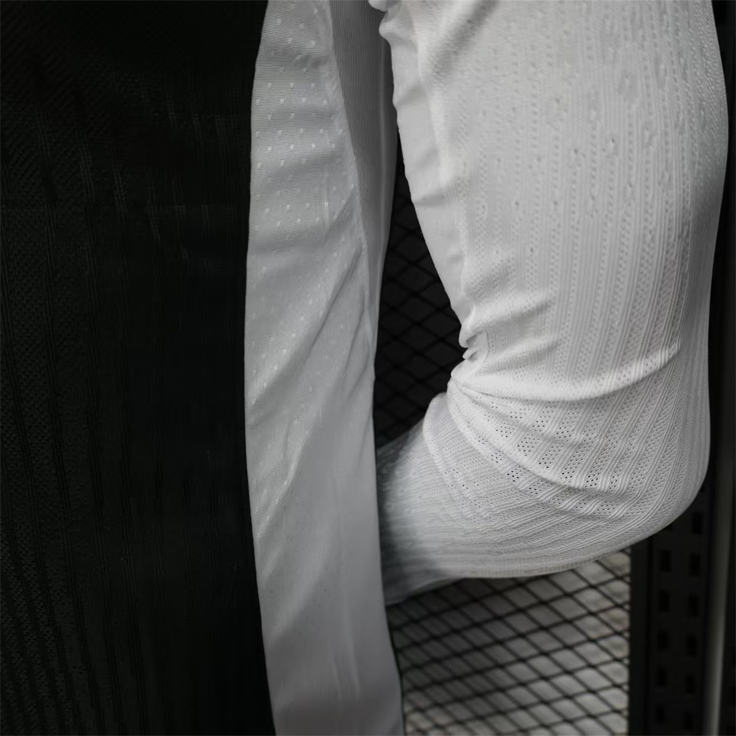 foot-Corinthians 25-26 Black Away Long Sleeves Jersey - Player Version