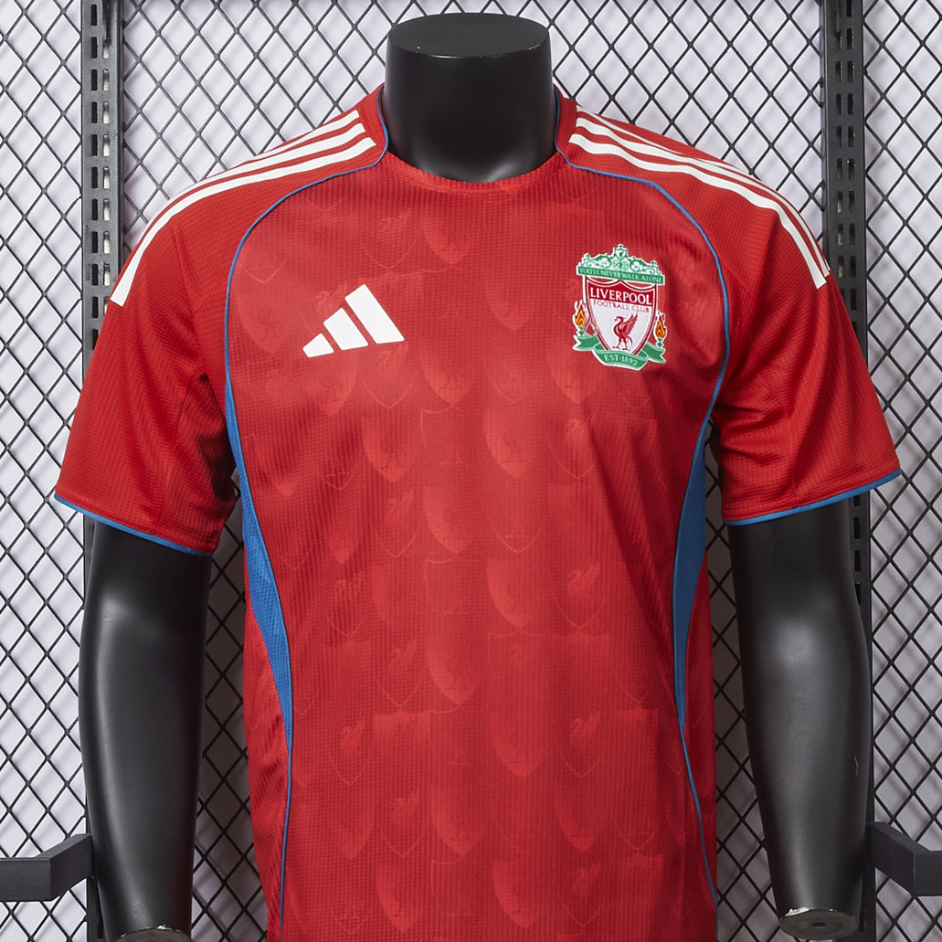 foot-Liver.pool 25-26 Retro Team Logo Totem Special Jersey - Player Version