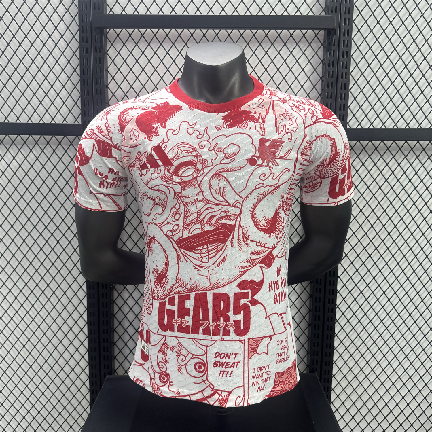 foot-Japan 25-26 Red Line Gear 5 Nika White Special Edition Jersey - Player Version