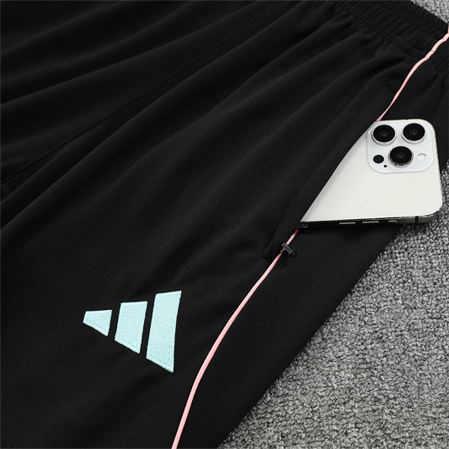 foot-Juventus 25-26 Long Sleeve Training Set - Black Top and Black Pants