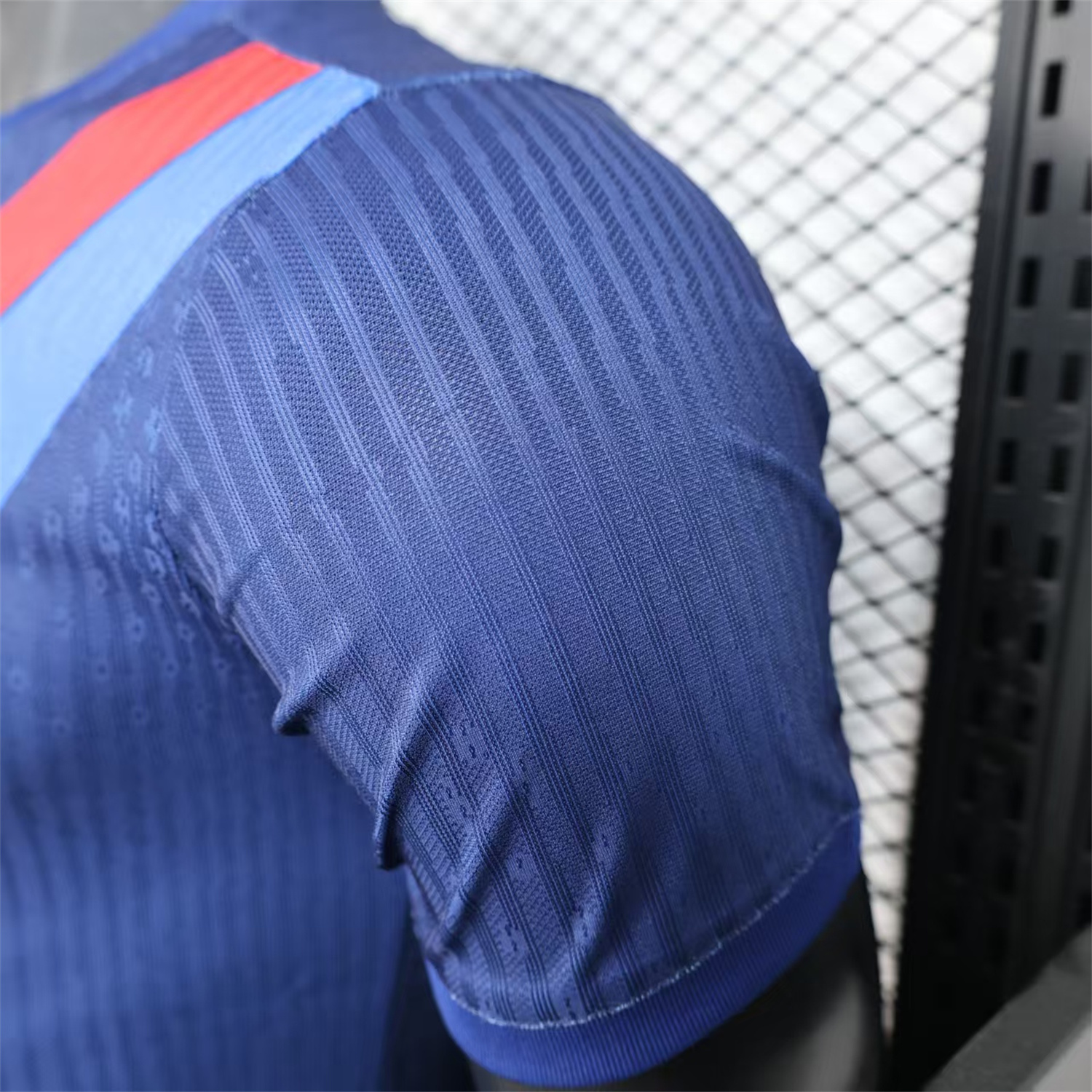 foot-Barcelona 25-26 Red & Blue Guards Dark Blue Special Jersey - Player Version