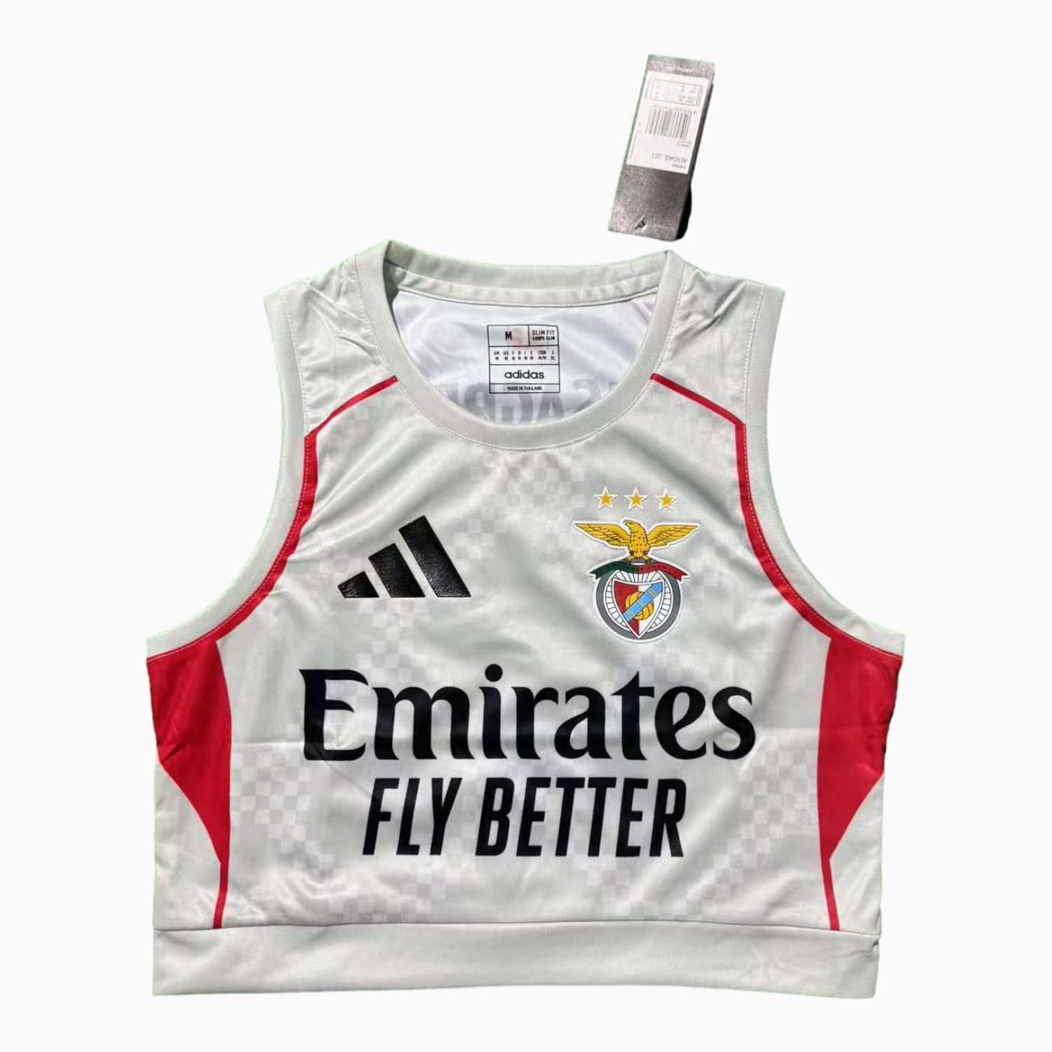 foot-Women's Benfica 25-26 Away White Yoga Vest