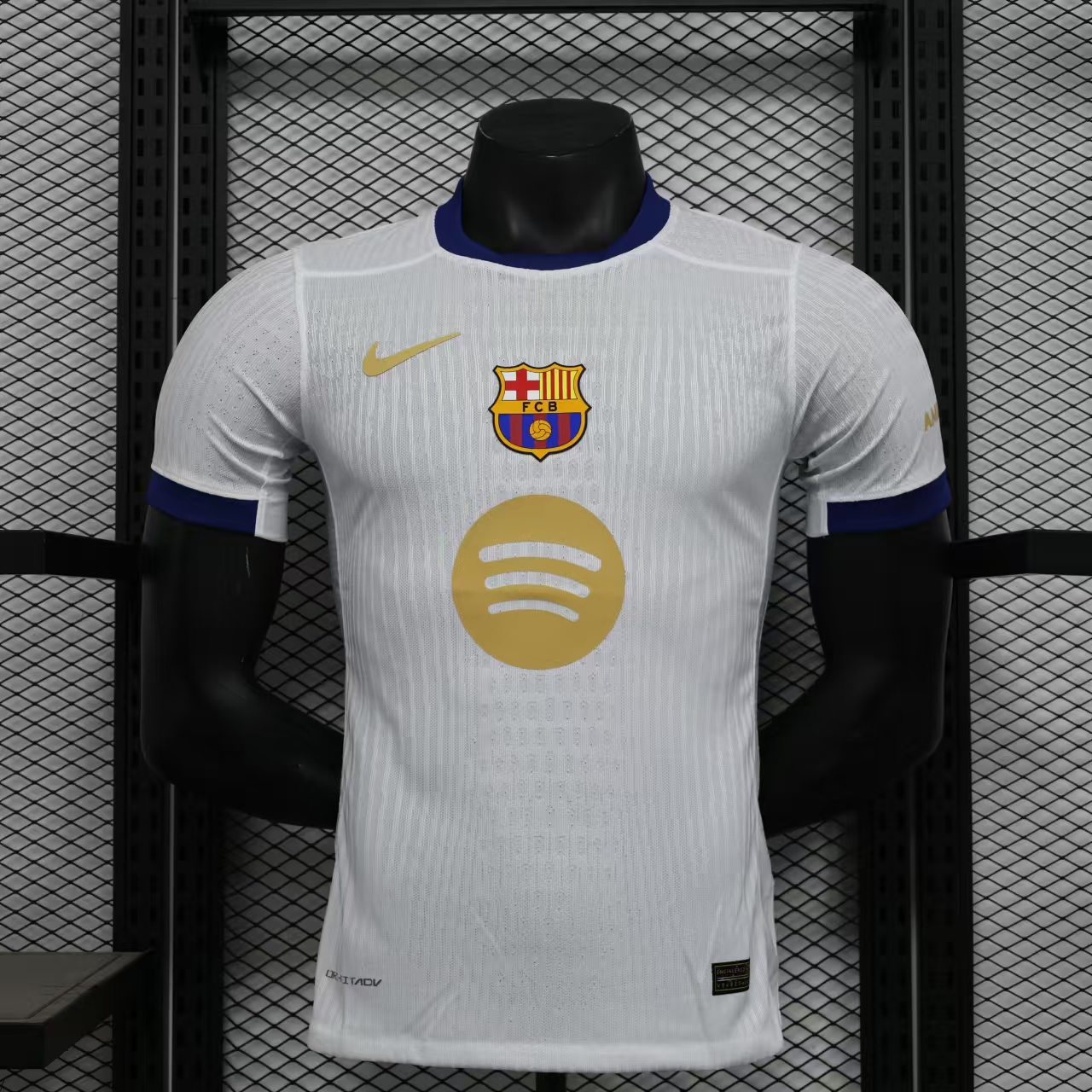 ManixJersey.com | Barcelona 24-25 White Special Edition Jersey - Player Version -Customize Name, Number and Patch | Worldwide Shipping