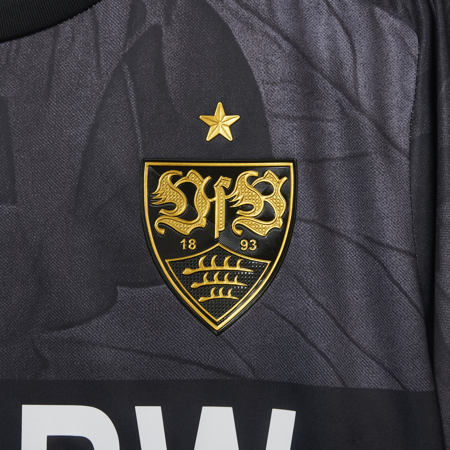 foot-VfB Stuttgart 25-26 Third Black Jersey - Fans Version