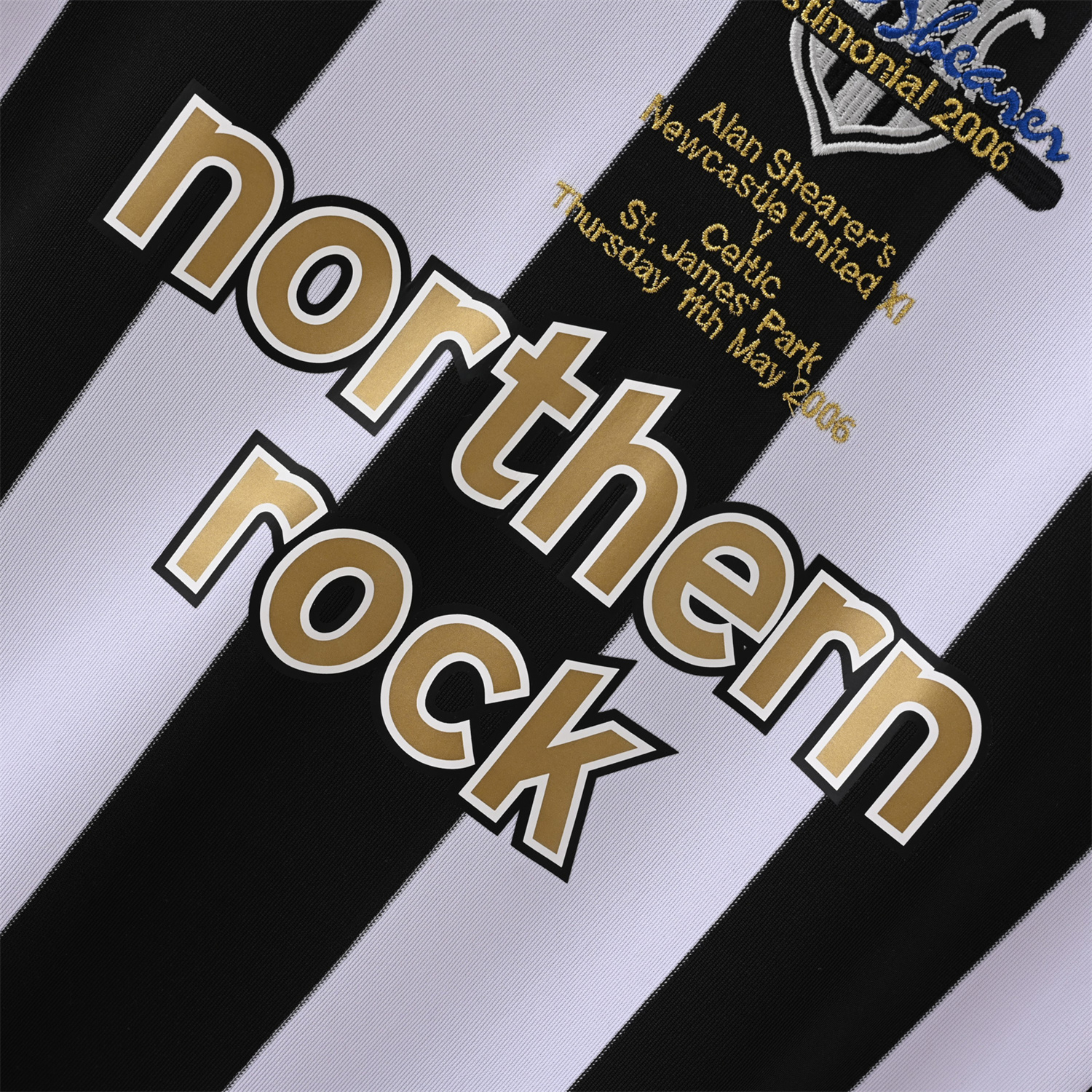 JerseysGala.com | Retro Newcastle United 2006 Alan Shearer Testimonial Home Jersey -Customize Name, Number and Patch | Worldwide Shipping