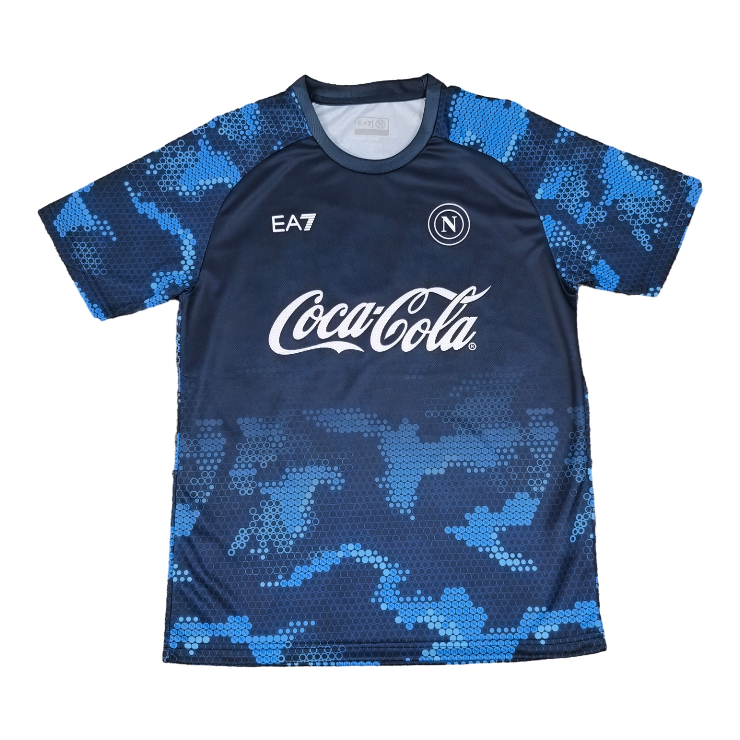 foot-Napoli 24-25 Navy Blue Pre-Match Training Jersey - Fans Version