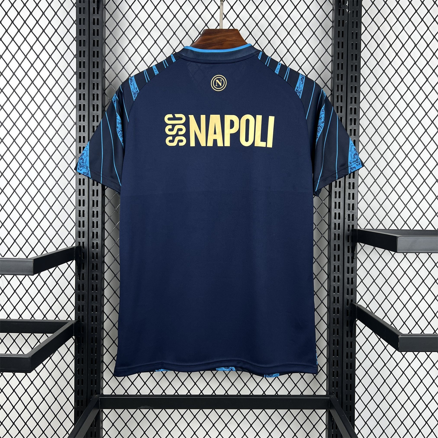 SIUjerseys-Napoli 25-26 CocaCola Dark Blue Special Jersey - Fans Version