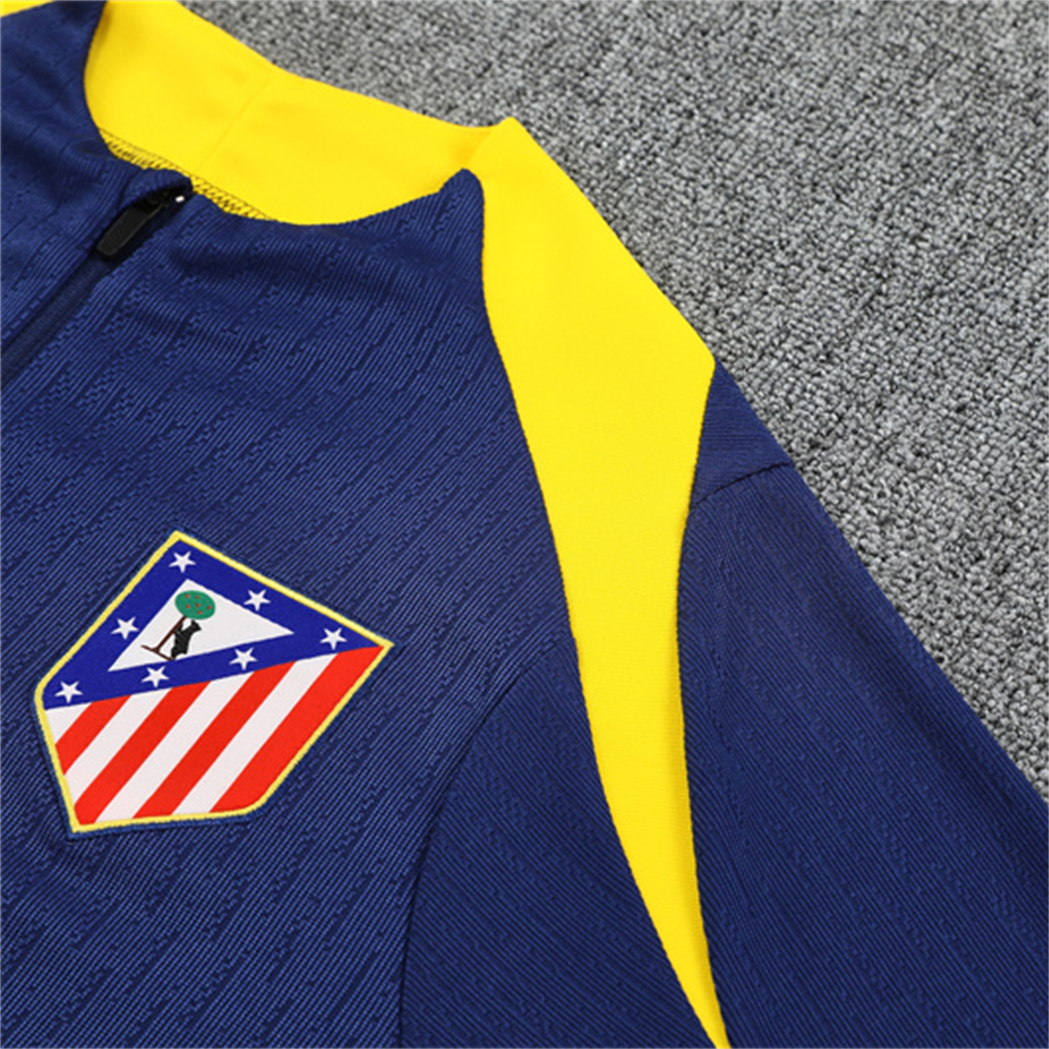 foot-Atletico Madrid 25-26 Kid Long Sleeves Training Set - Royal Blue Top & Royal Blue Pants
