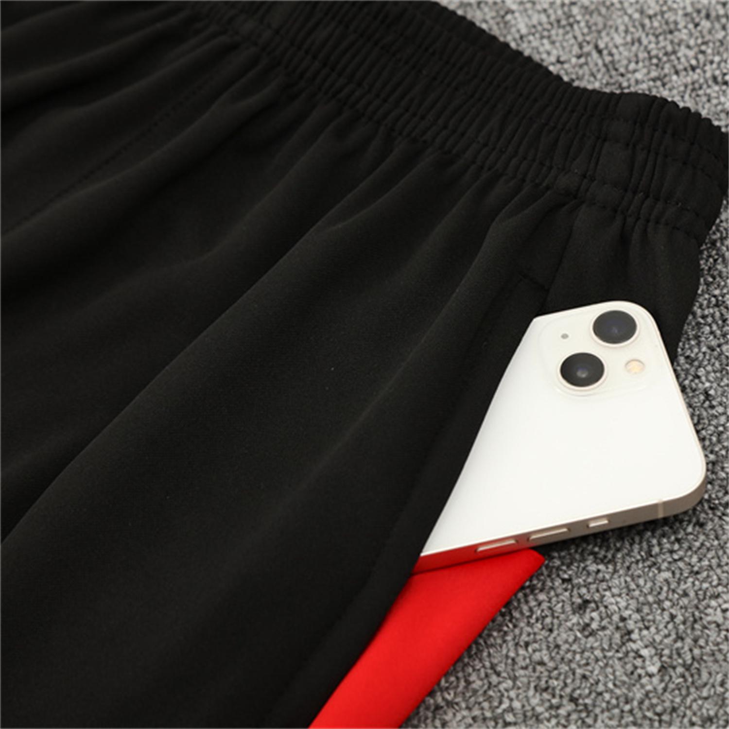 foot-Portugal 25-26 Kids Long Sleeve Training Set - Black Top & Black Pants