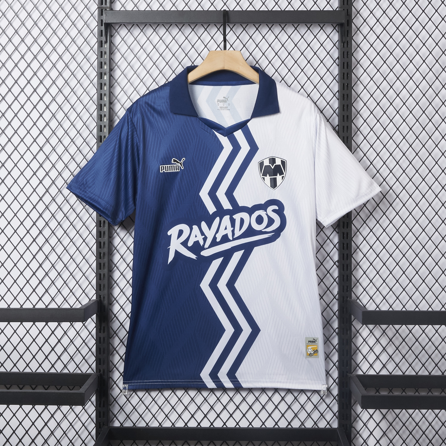 foot-Rayados Monterrey 25-26 Blue And White Half Special Jersey - Fans Version
