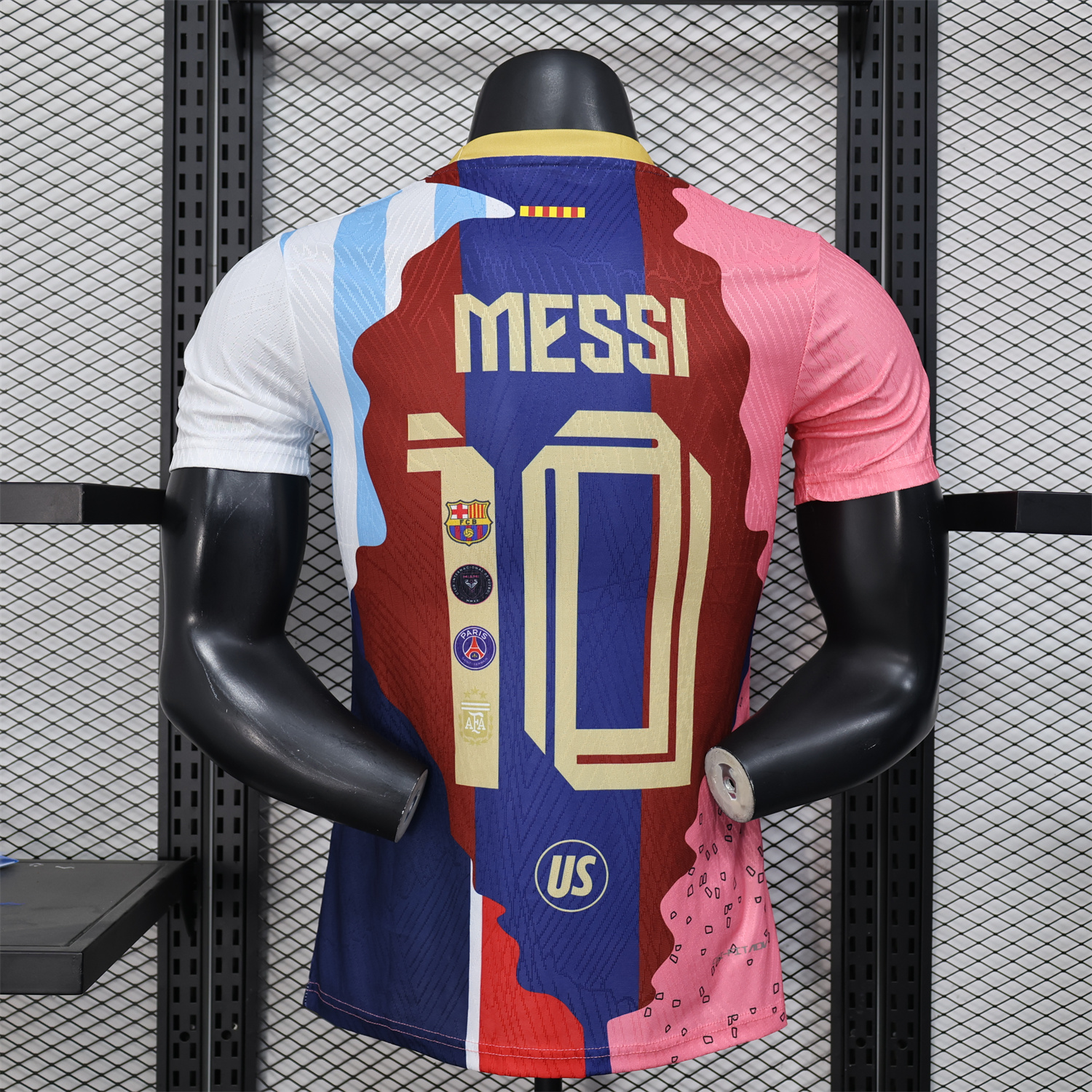 foot-Messi Career Commemorative Jersey - Player Version - INT M.A.M Argentina Barcelona Paris Saint-Germain PSG