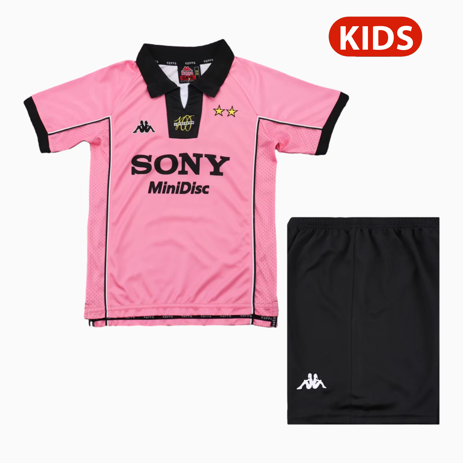 foot-Retro Juventus 1997-98 Away Kids Kit