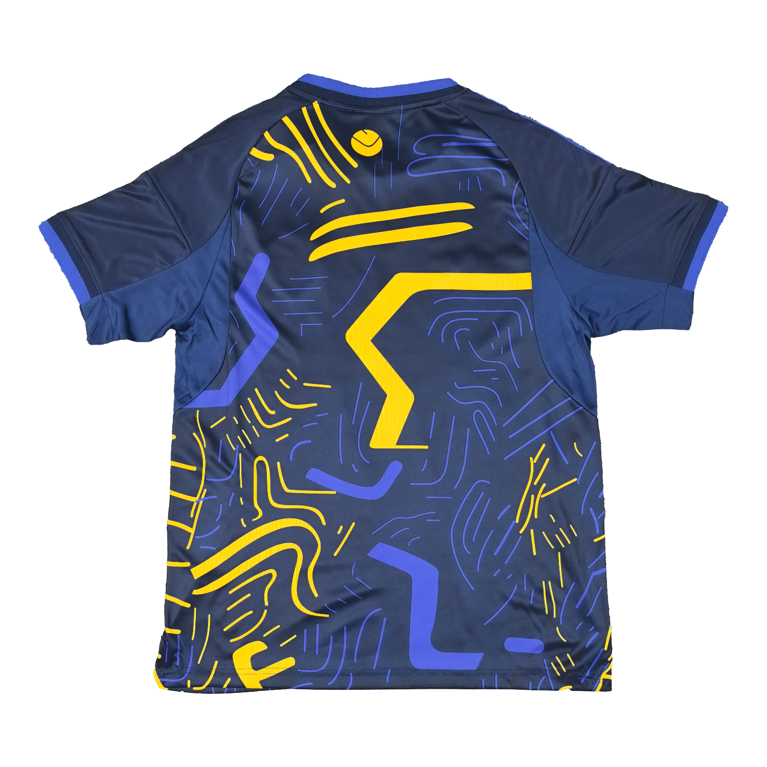 foot-Leeds United 25-26 Yellow Stripes Blue Special Jersey - Fans Version