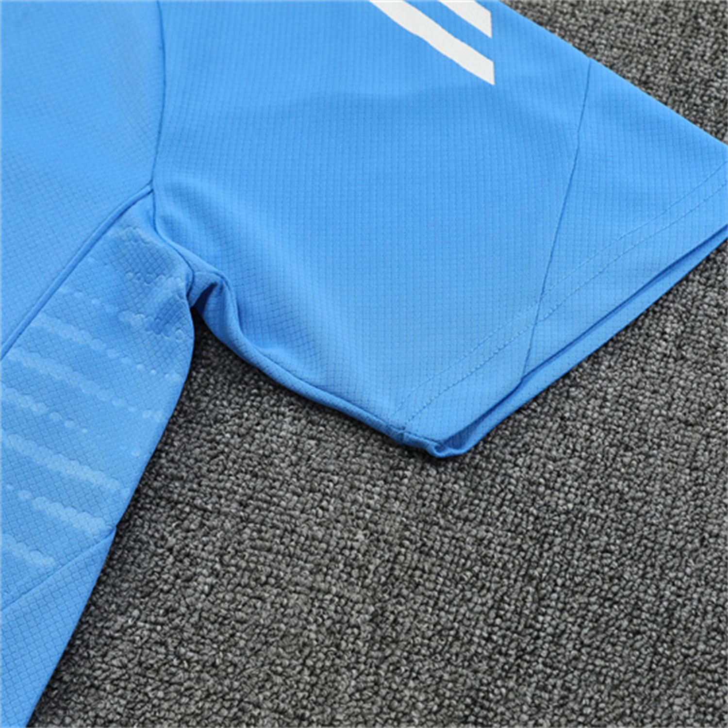 foot-Real Madrid 25-26 Short-Sleeve Training Set - Sky Blue Top and Sky Blue Shorts