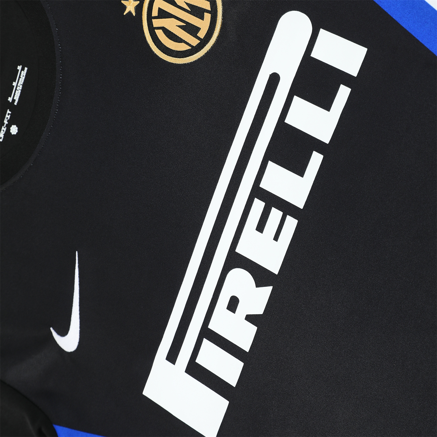 foot-Inter Milan 25-26 Short-Sleeve Training Set - Black Top & Black Shorts