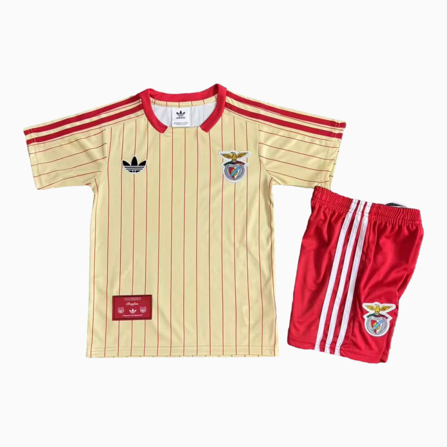 foot-Benfica 25-26 Icon Range Travel Yellow Special Edition Kids Kit