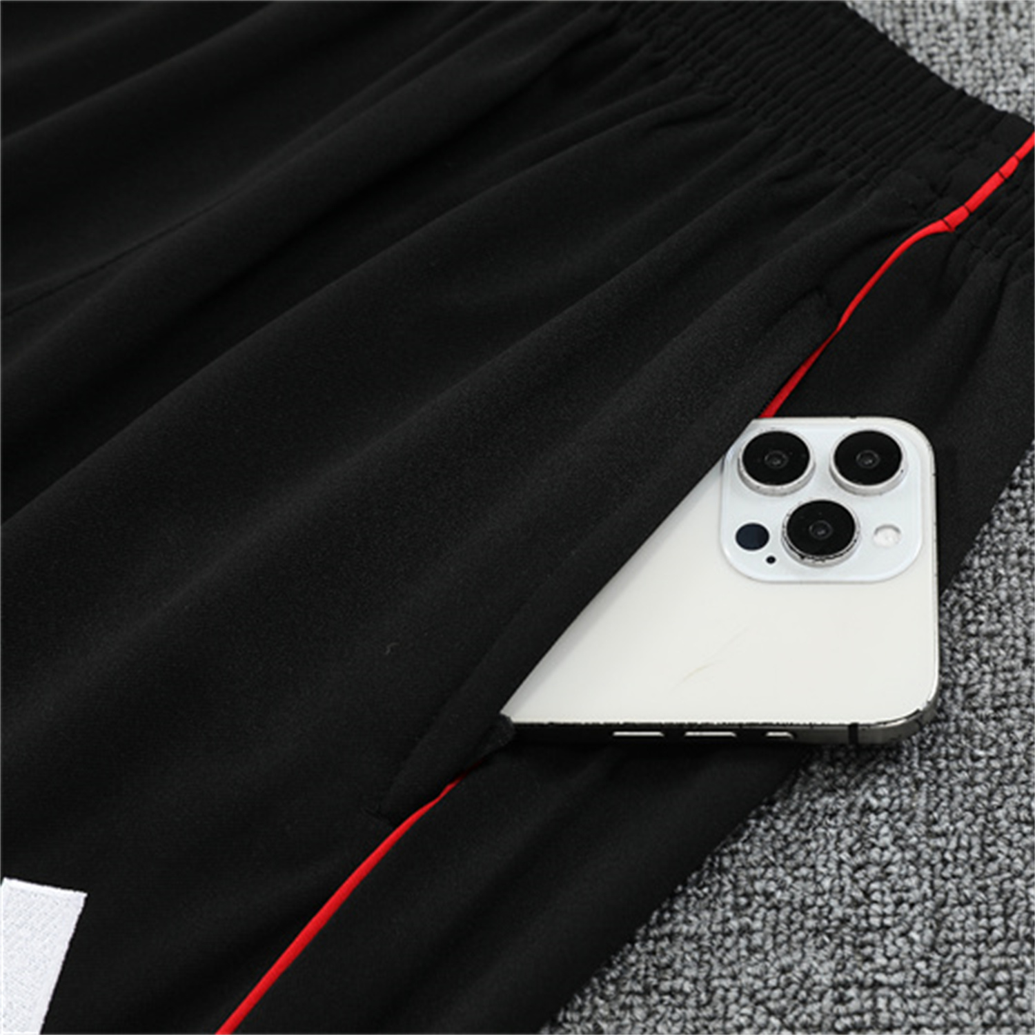 foot-Ajax 25-26 Long Sleeve Training Set - Black Top and Black Pants