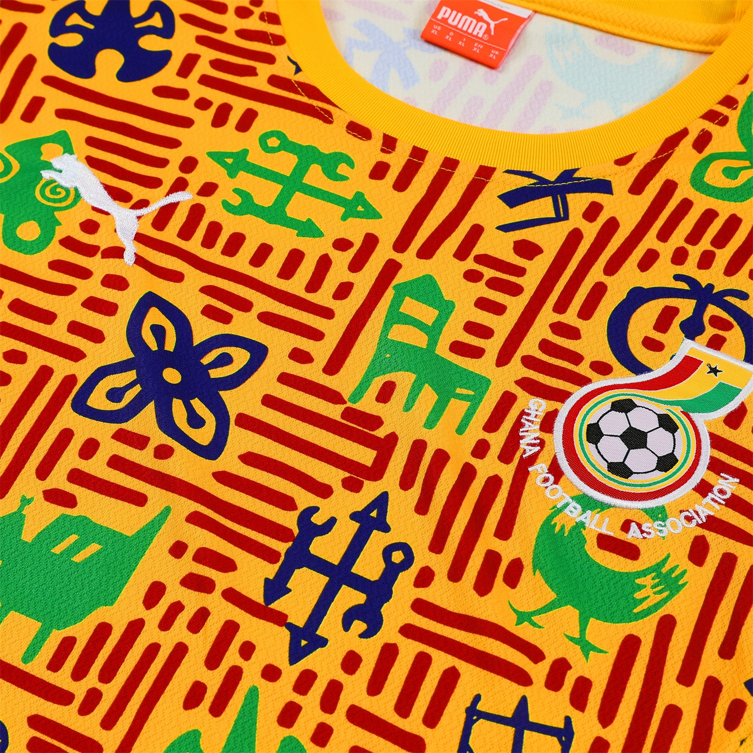 Unitedfootballkit.com | Ghana 2026 Vest Training Set - Yellow Vest and Shorts -Customize Name, Number and Patch | Worldwide Shipping