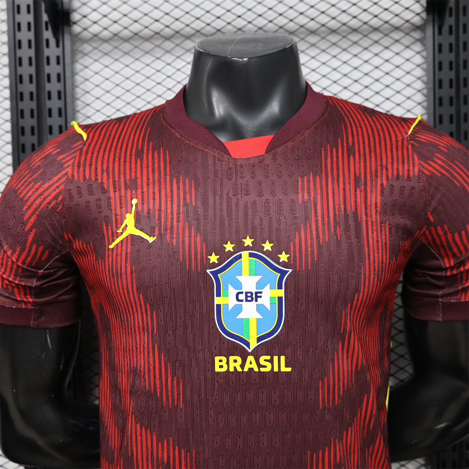 Unitedfootballkit.com | Brazil 2026 Red Goalkeeper Jersey - Player Version -Customize Name, Number and Patch | Worldwide Shipping