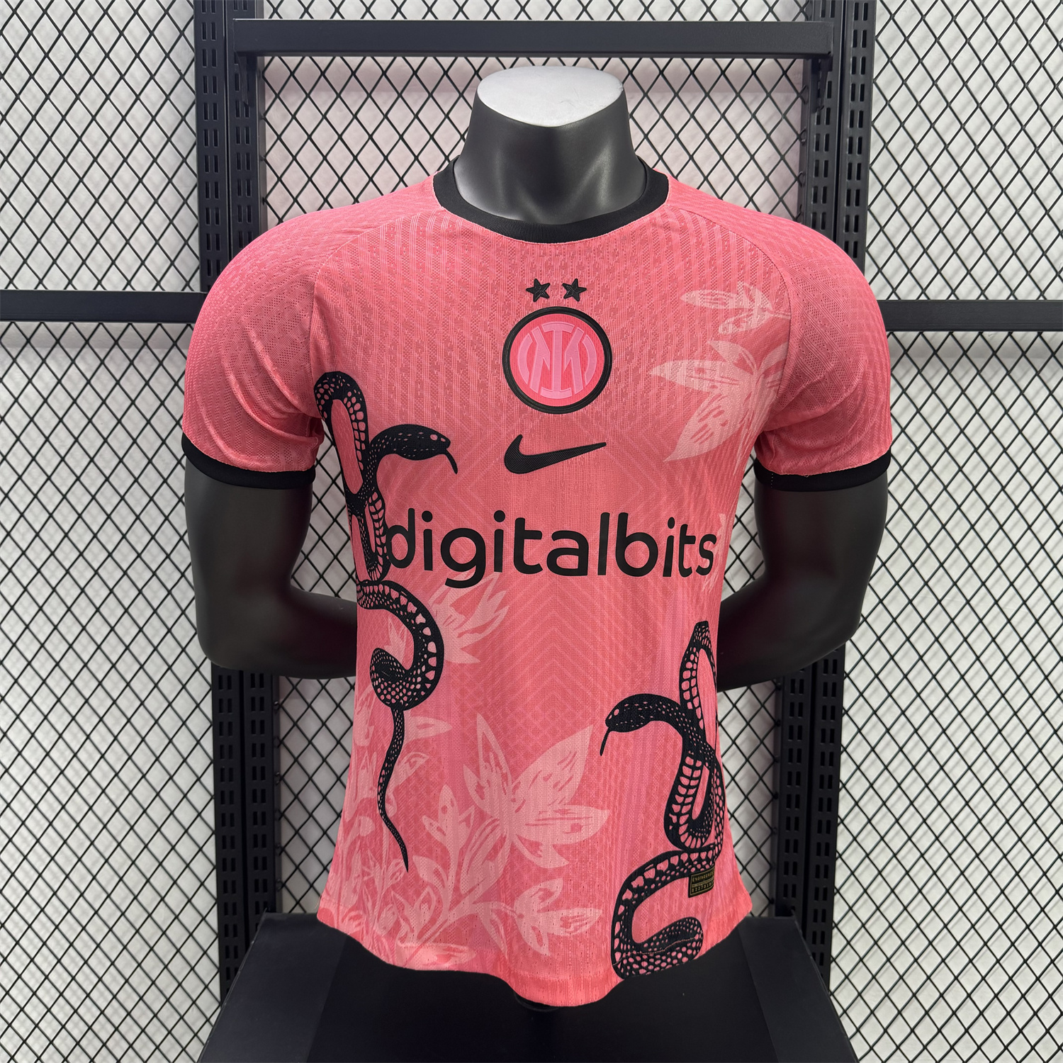 foot-Inter Milan 25-26 Black Snake Special Pink Jersey - Player Version