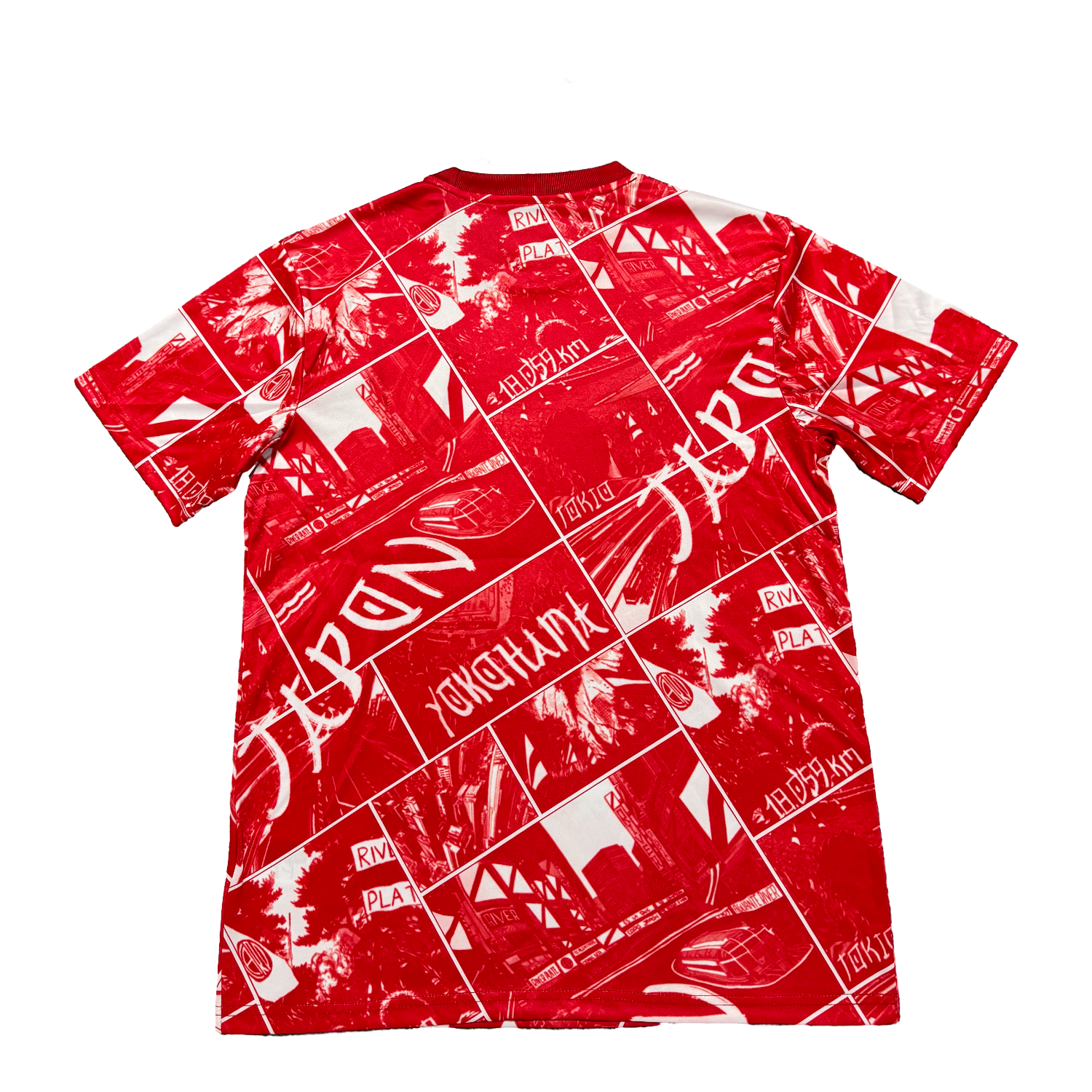 foot-River Plate 25-26 Red Pre-Match Training Jersey - Fans Version