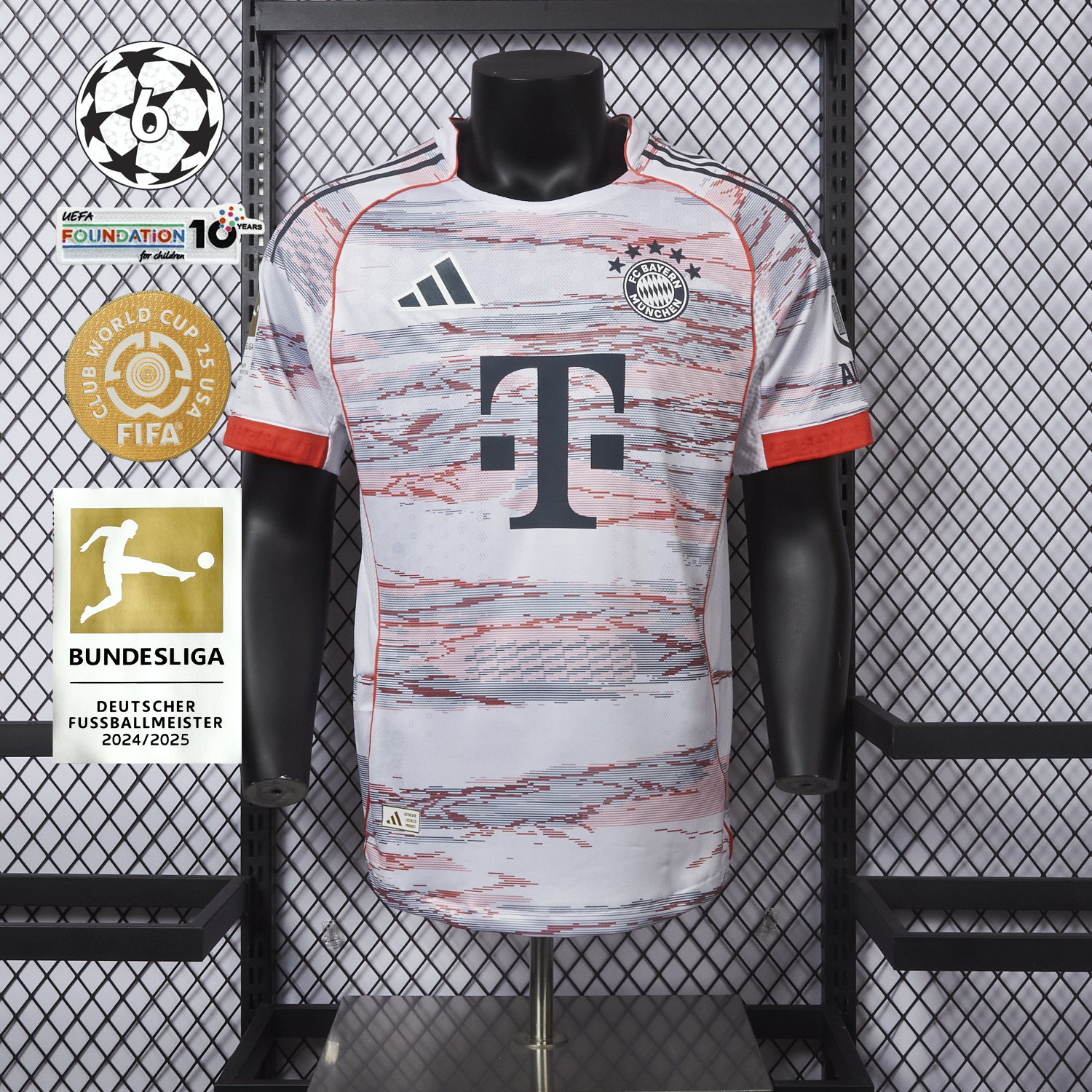 foot-Bayern Munich 25-26 Away White Jersey - Player Version