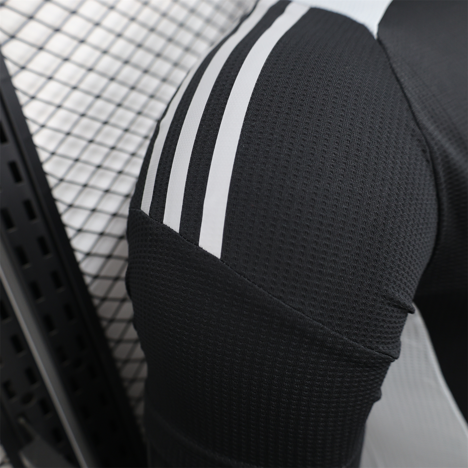 foot-Algeria 25-26 Pure Black with White Chest Text Jersey - Player Version