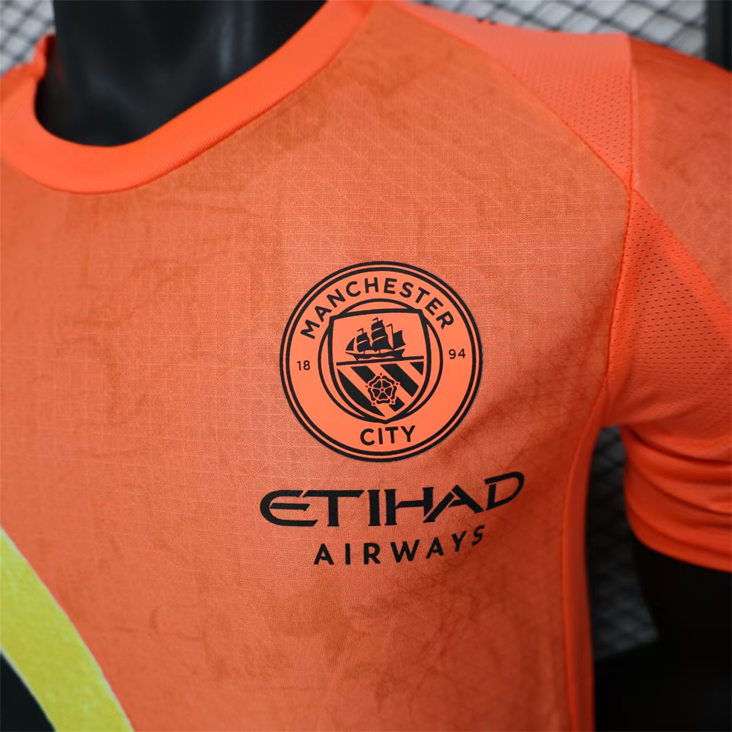 foot-Manchester City 25-26 Orange Special Jersey - Player Version