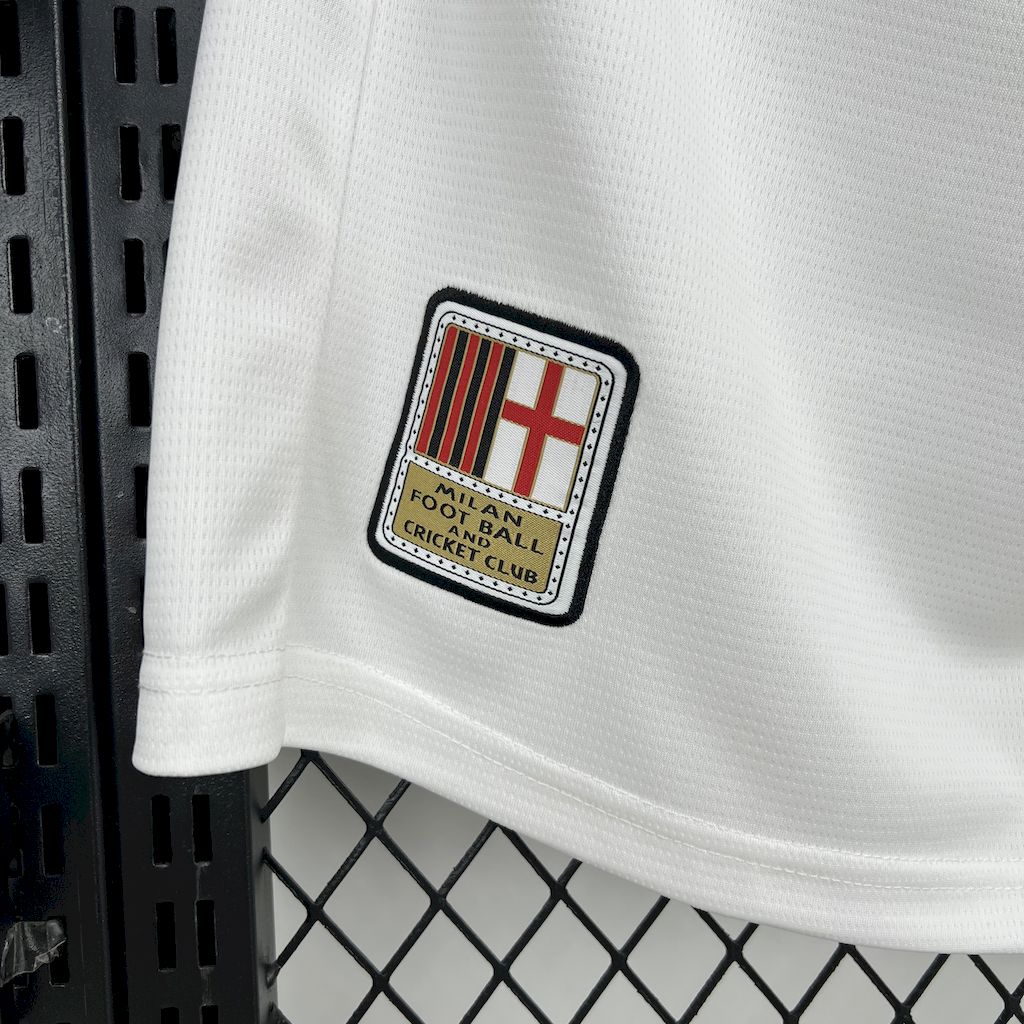 ManixJersey.com | AC Milan 24-25 125th Anniversary Home White Shorts - Fans Version -Customize Name, Number and Patch | Worldwide Shipping