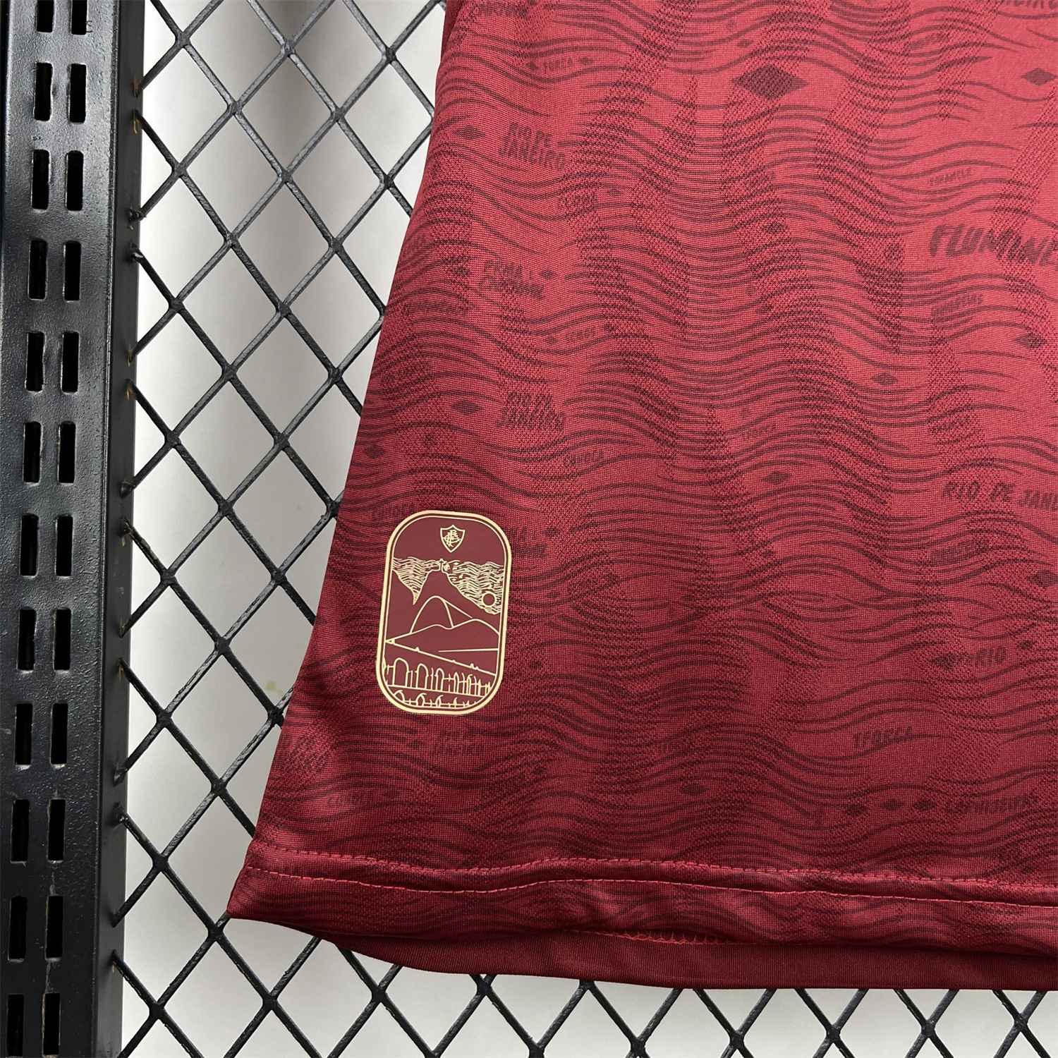 Unitedfootballkit.com | Women's Fluminense 25-26 Third Red Jersey -Customize Name, Number and Patch | Worldwide Shipping