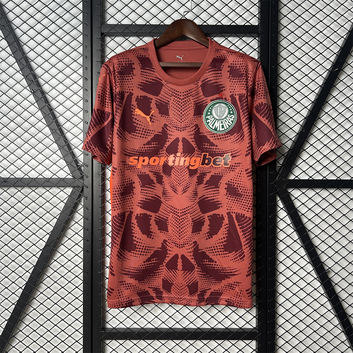 foot-Palmeiras 25-26 Red Goalkeeper Jersey - Fans Version