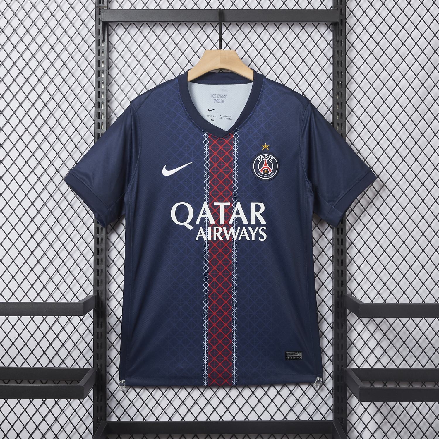 foot-Paris Saint-Germain PSG 2025 Champions League Eiffel Tower Star Jersey - Fans Version