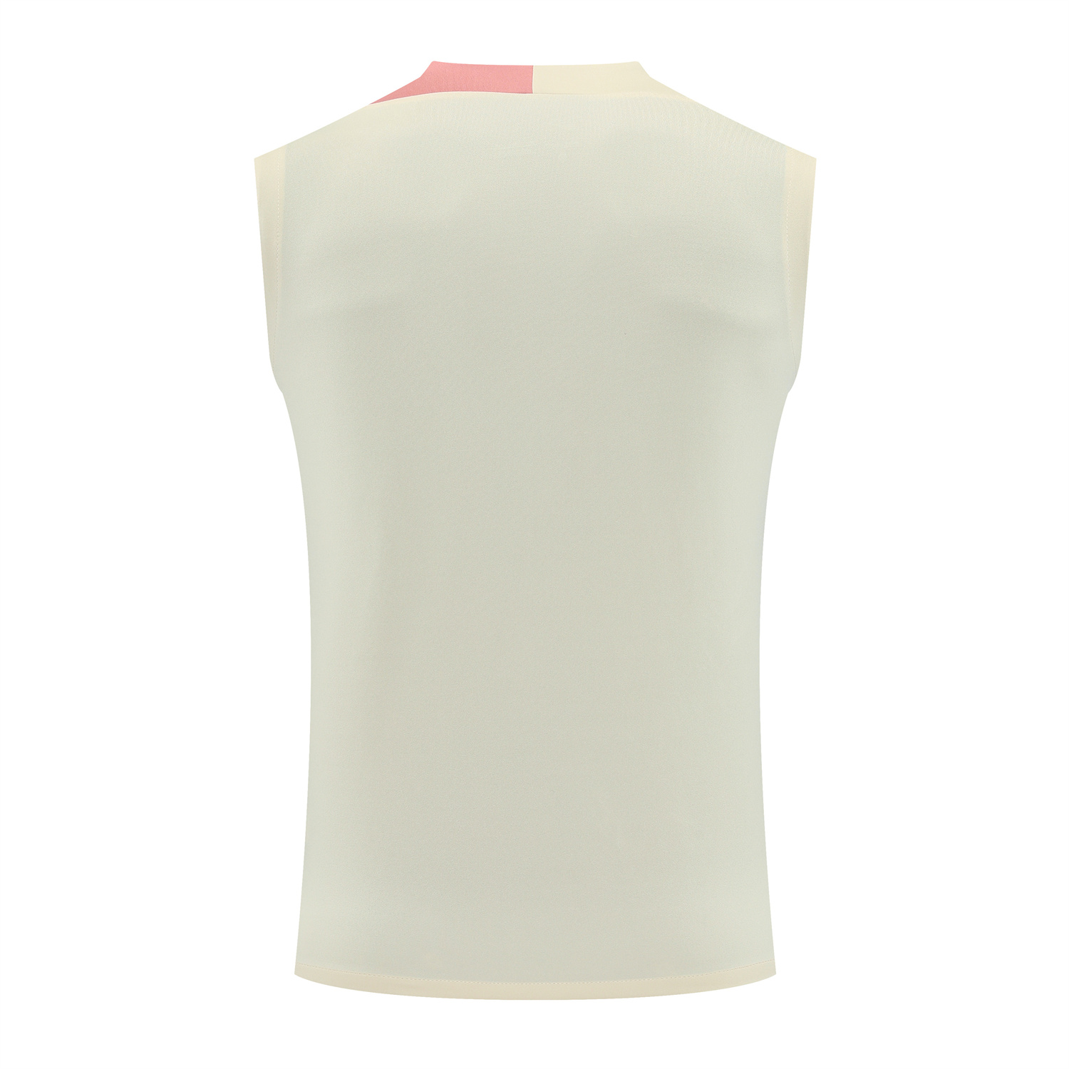 foot-Barcelona 25-26 Vest Training Set - Cream Vest & Deep Blue Shorts