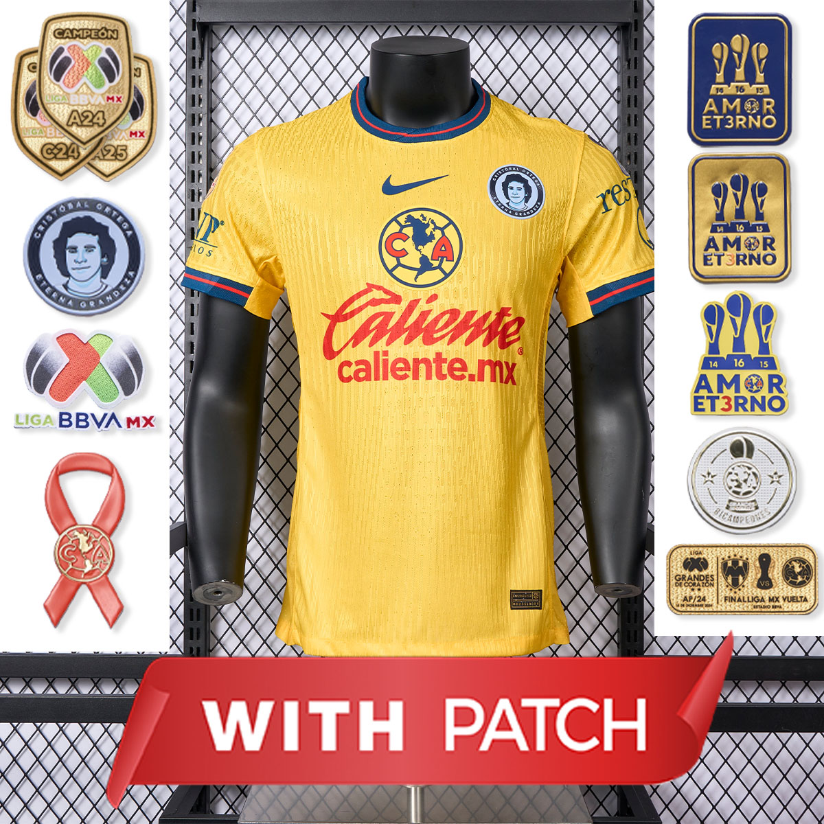 foot-Club América 24-25 Home Jersey - Player Version