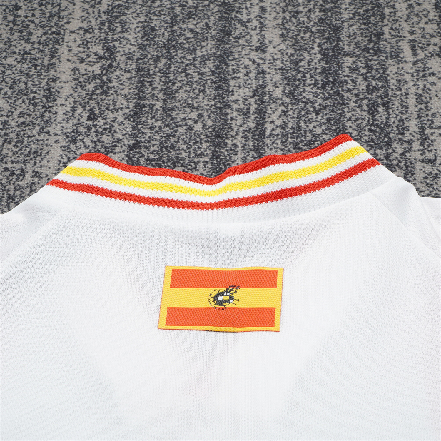 foot-Retro Spain 1996 Away White Kids Kit