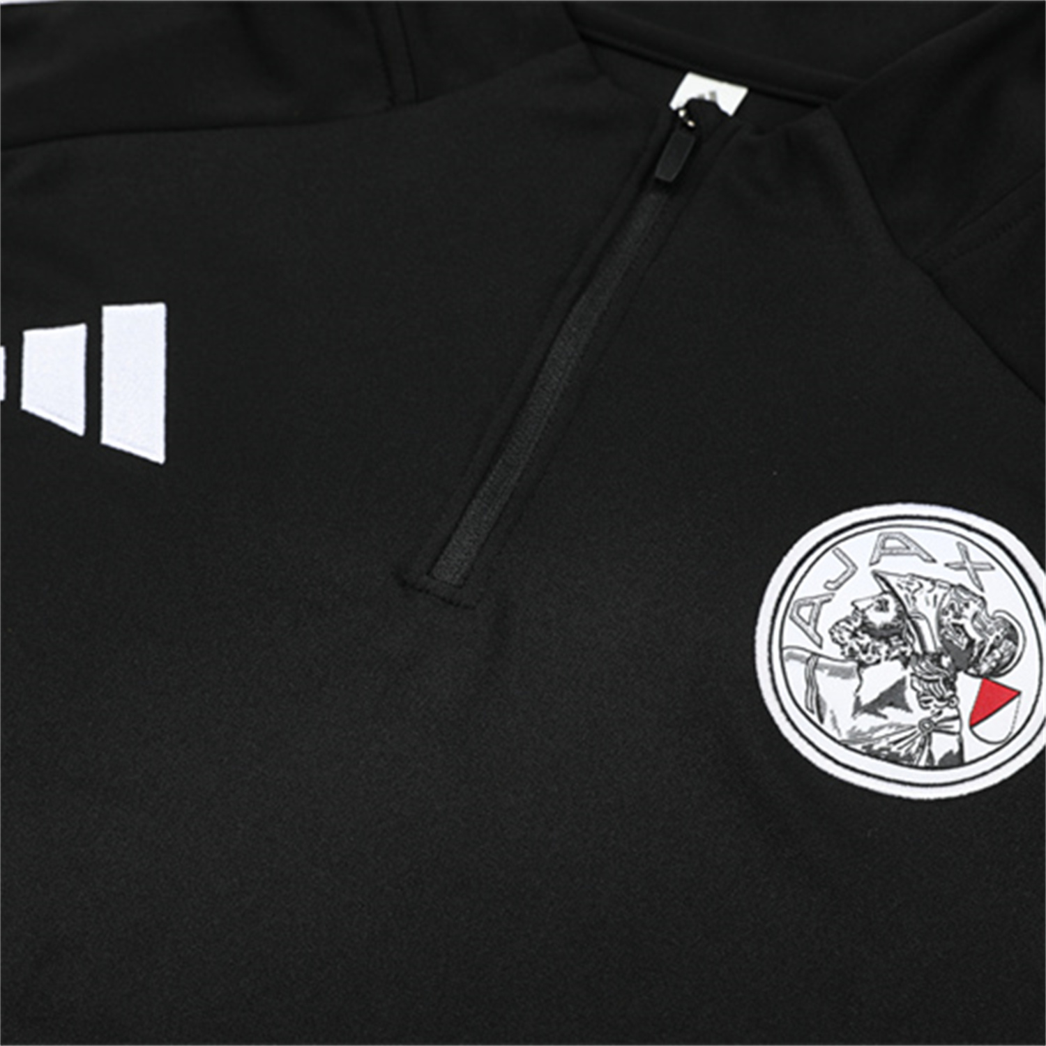 foot-Ajax 25-26 Long Sleeve Training Set - Black Top and Black Pants