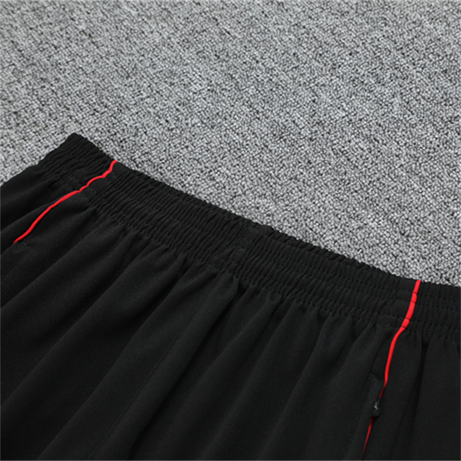 foot-Manchester United 25-26 Long Sleeves Training Set - Red-Black Top & Black Pants