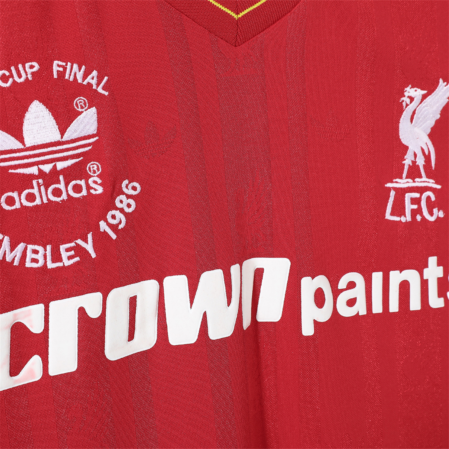 foot-Retro Liver.pool 1986 Home Long Sleeves Jersey - FA CUP FINAL Version