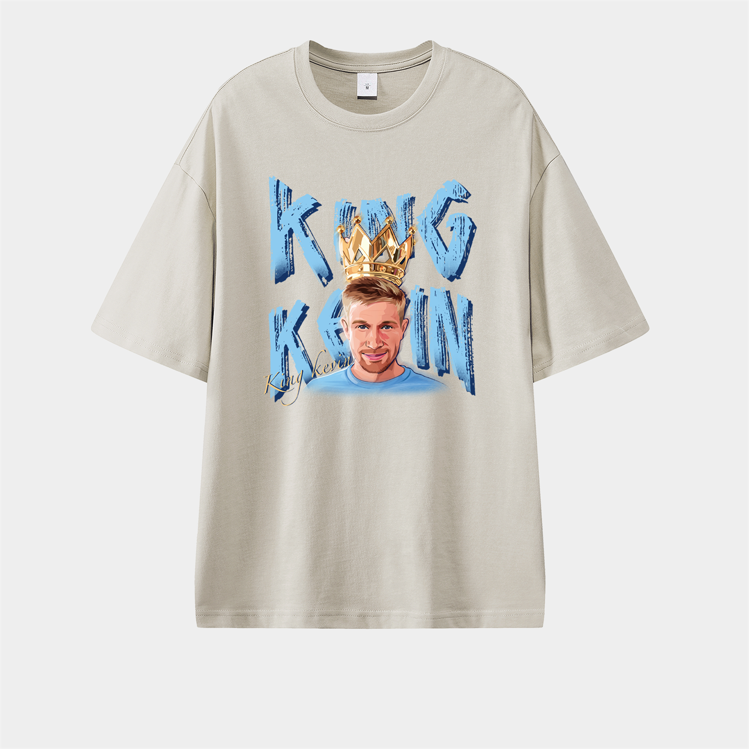 foot-Manchester City King Kevin De Bruyne Unisex Pure Cotton T-shirt