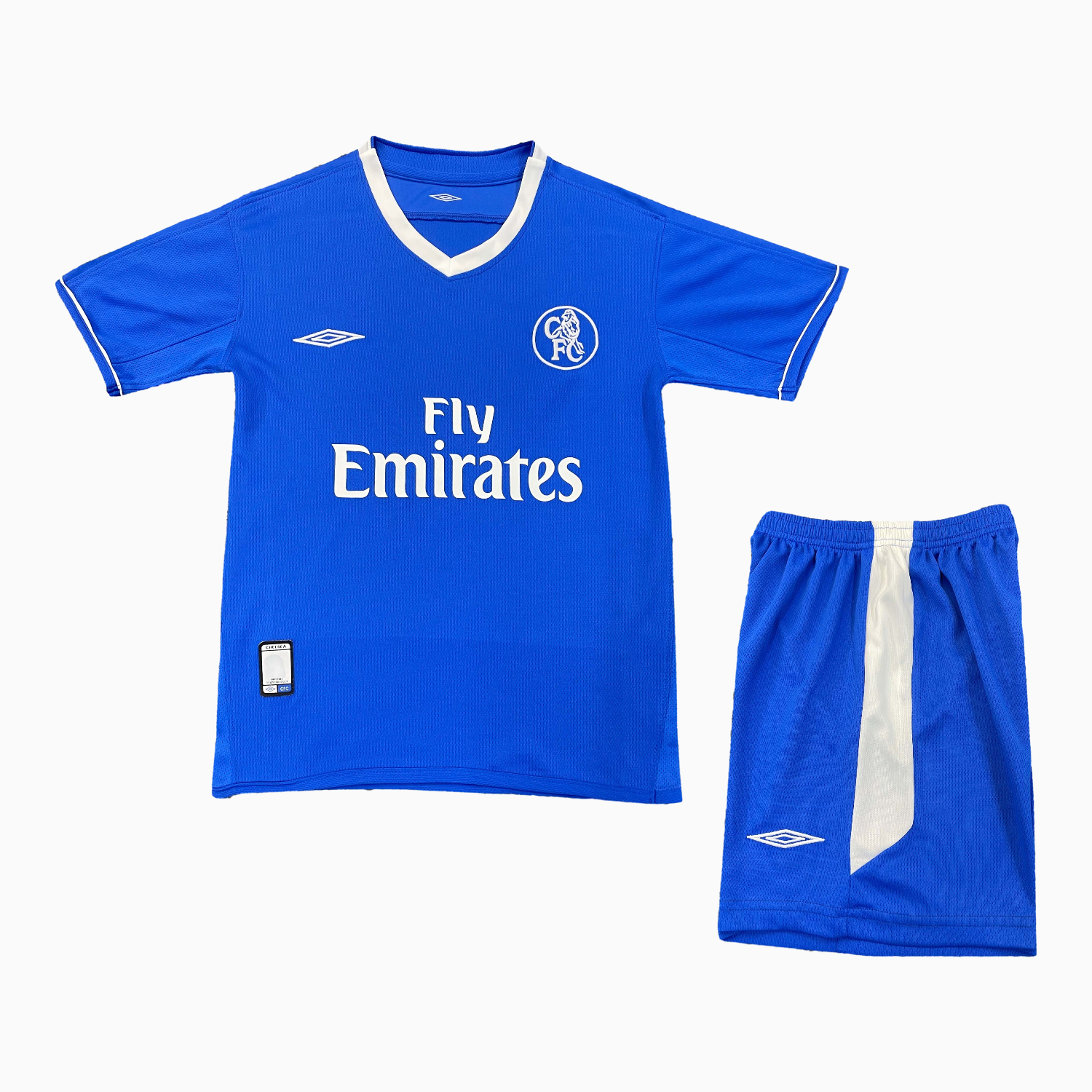 Unitedfootballkit.com | Retro C.H.E.L.S.E.A 2003-05 Home Kids Kit -Customize Name, Number and Patch | Worldwide Shipping