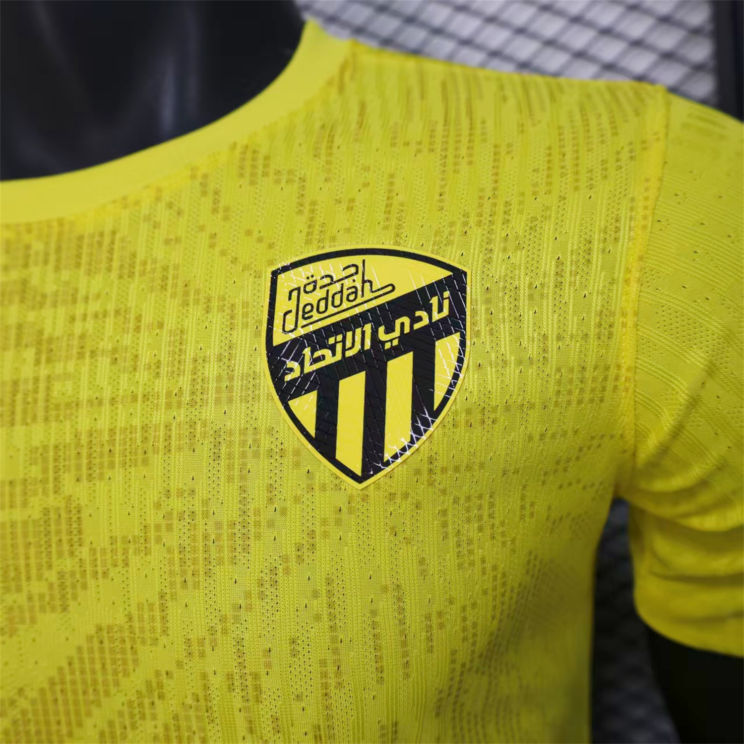 foot-Al Ittihad Jeddah United 24-25 Pre-Match Yellow Jersey - Player Version